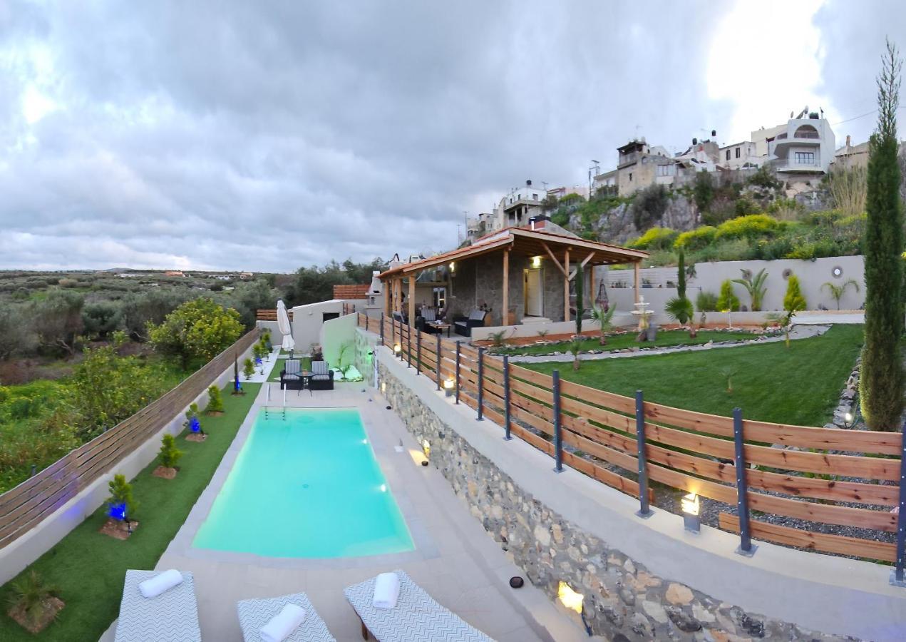 Elia Paradise Villa With Private Pool 伊拉克利翁 外观 照片