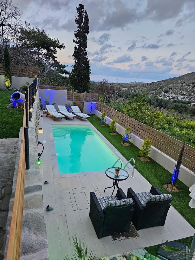Elia Paradise Villa With Private Pool 伊拉克利翁 外观 照片